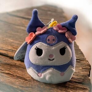 Kuromi Squishmallow w/Bag Clip
